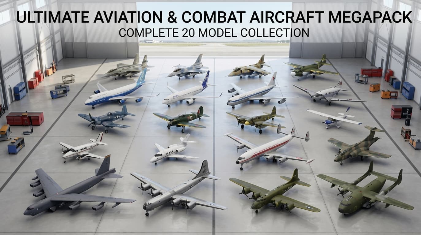 Pack 20 Aviones