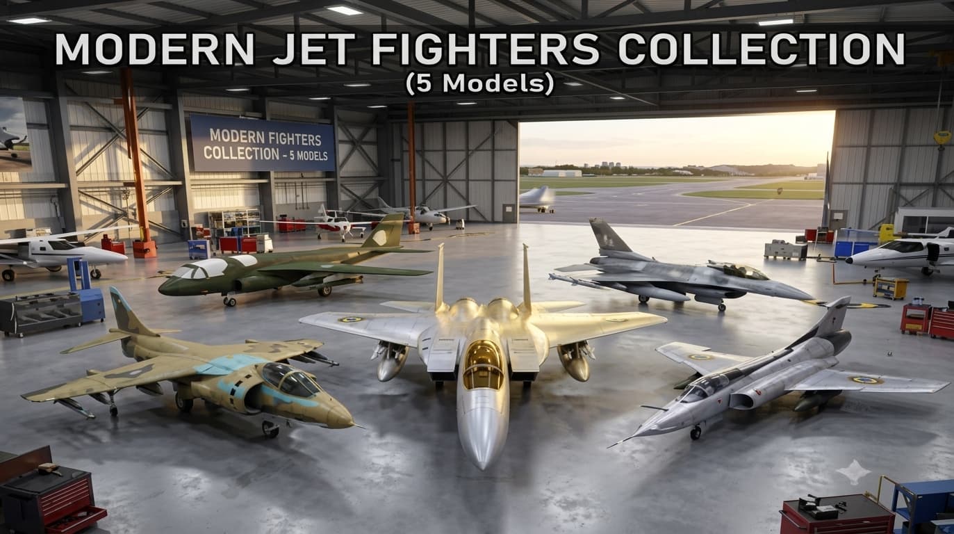 Pack 5 Aviones